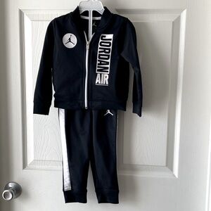 Jordan Kids Tracksuit Size 24 Months Black White